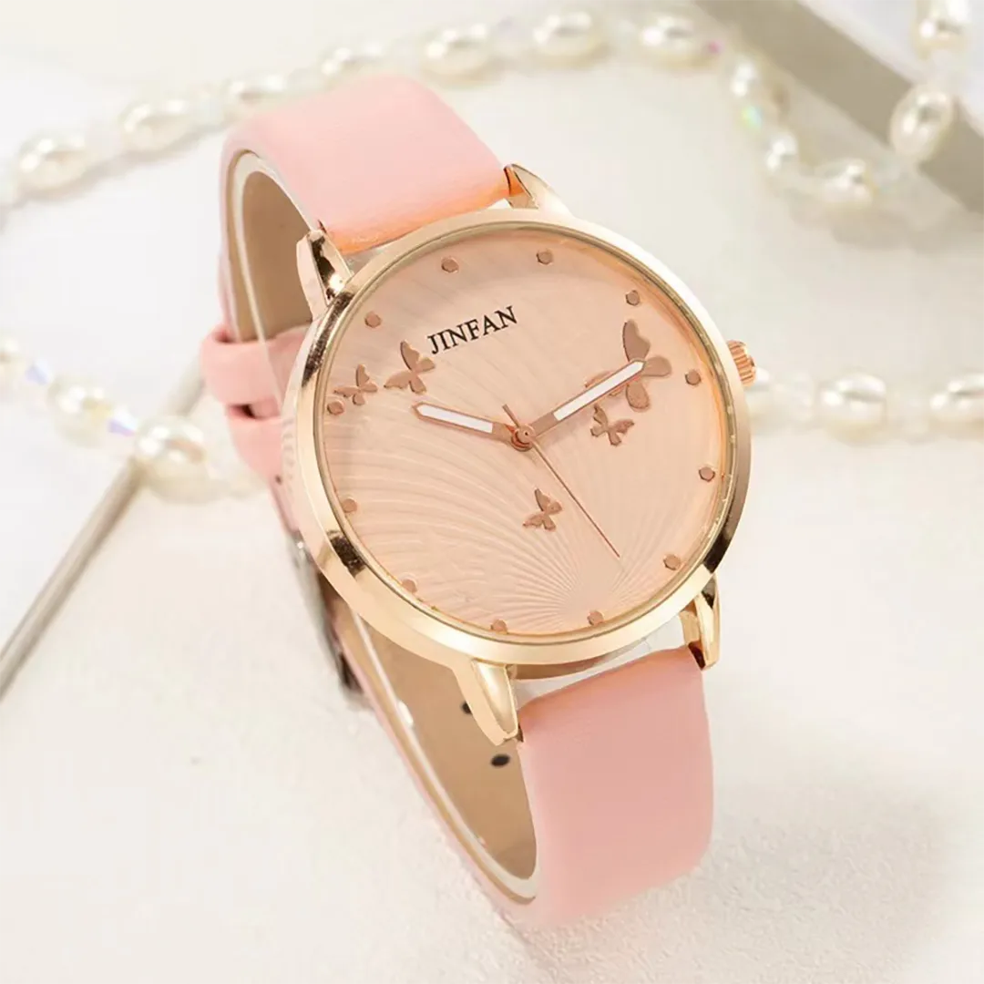 Stessil-Orologio con Farfalle