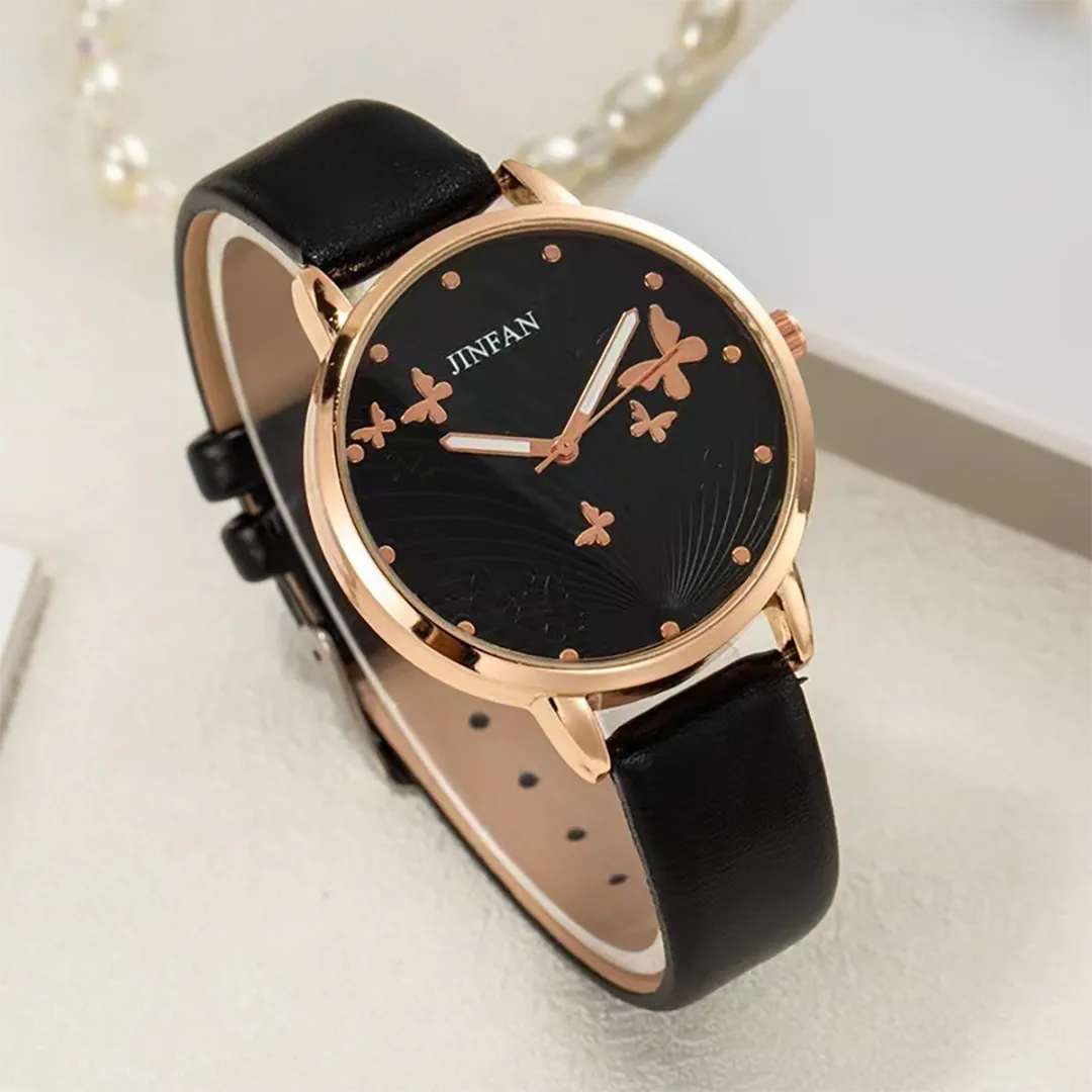 Stessil-Orologio con Farfalle