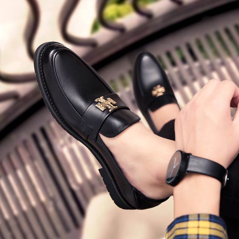 Stessil-Black Loafers
